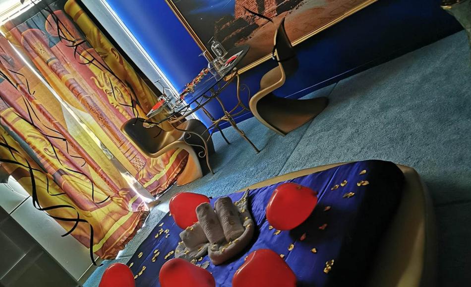 L'Hacienda la pharaonne lit décoration égypte romantique