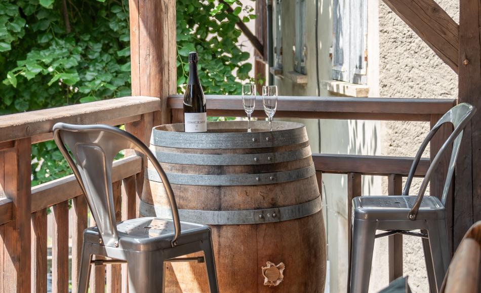 Le Cellier & Spa : loveroom avec spa privatif en Isère