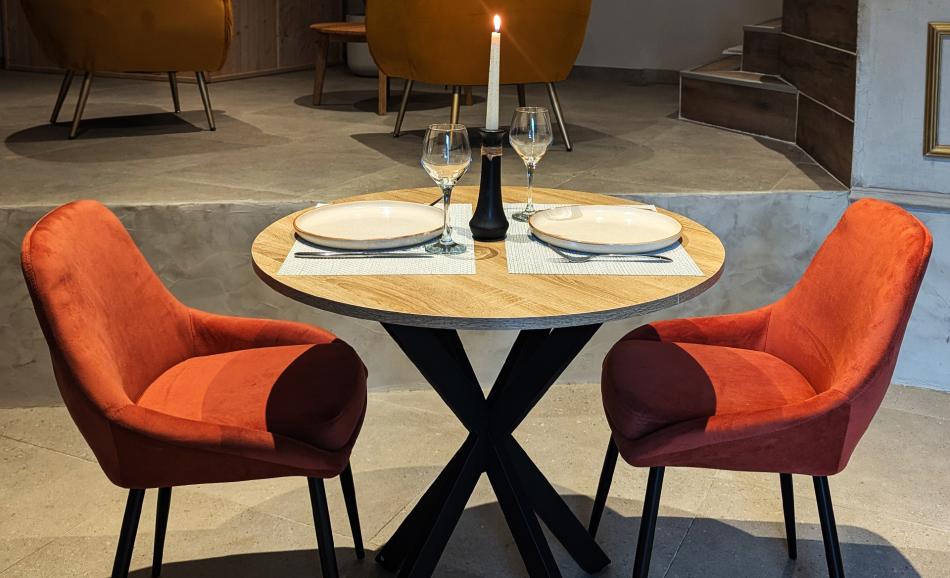 Le Rituel love room à Amiens dîner aux chandelles