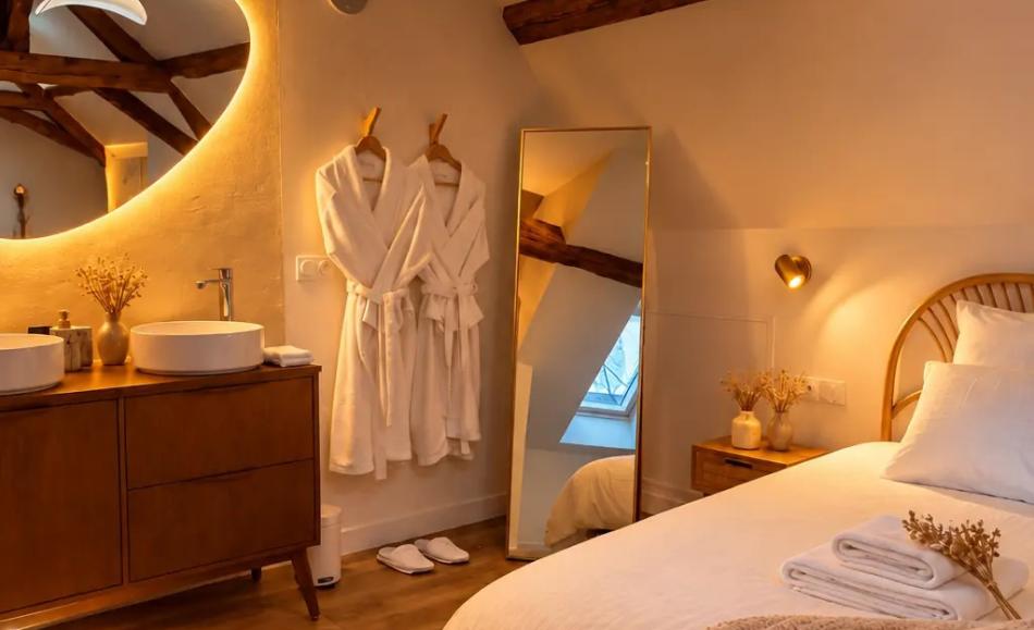 Les Éclats d’Amour dans la suite Lyra - weekend en amoureux Amboise