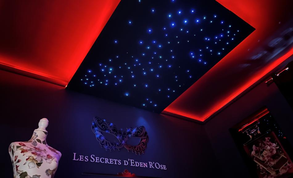 Les Secrets d'Eden Rose love room à Limoges chambre 50 nuances Grey