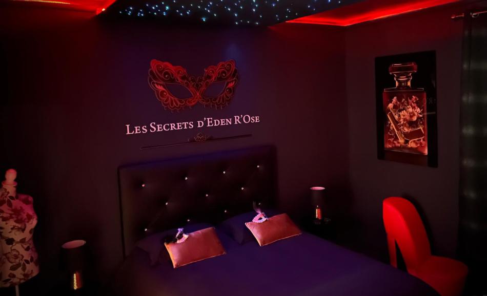 Les Secrets d'Eden Rose love room à Limoges chambre 50 nuances Grey