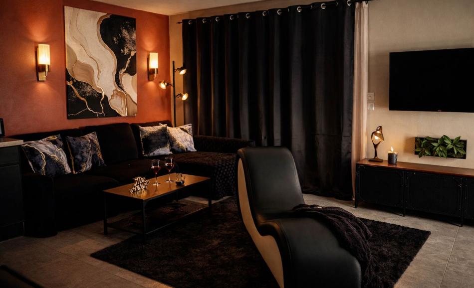 Love room à Carpentras avec spa privatif Eden House