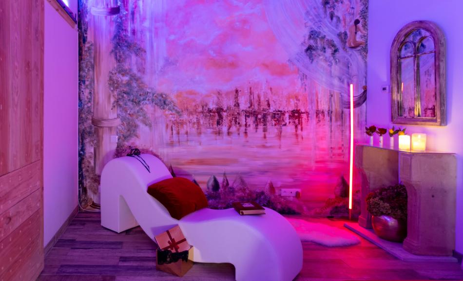 Loveroom en Touraine pour une week-end en amoureux dans le gite Vénus et Cupidon du Hameau de la Closerie