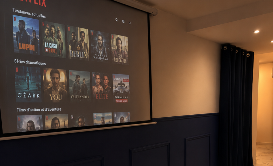 Sous les Ciels de Jeanne - love room avec Netflix
