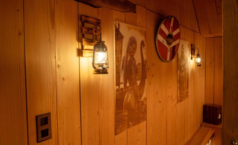 Viking Room - Loveroom Josselin, Ploermel, Brocéliande - Décoration nordique