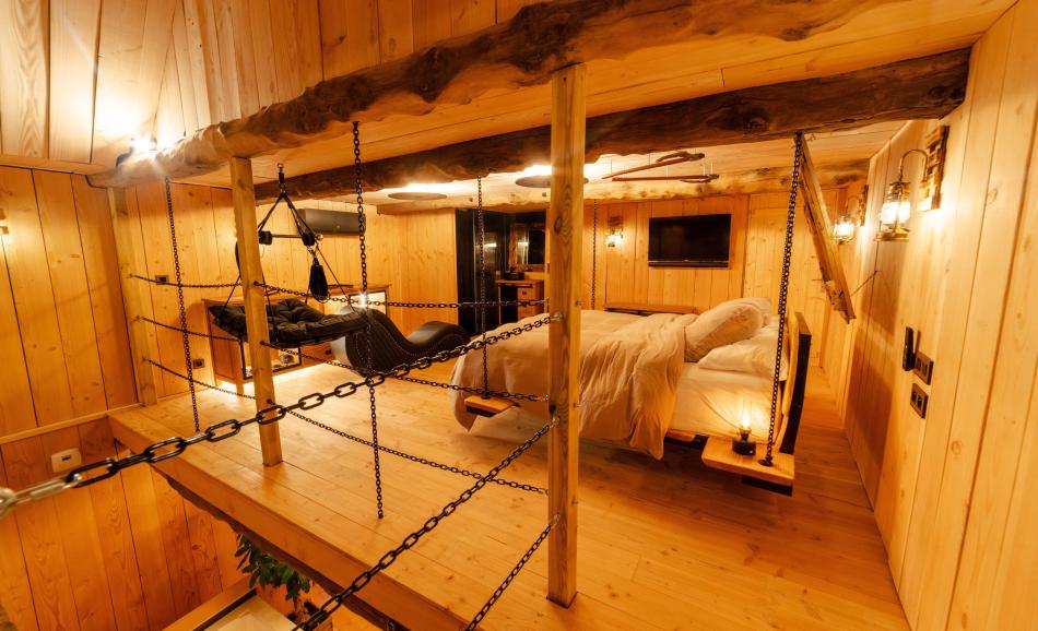 Viking Room - Loveroom près de Ploermel vue de la chambre insolite