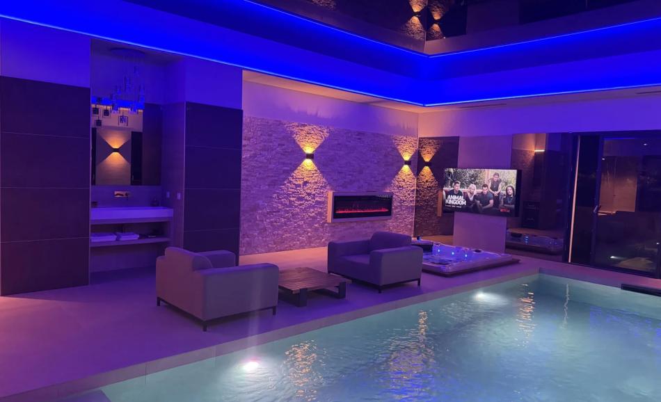 Villa Cara love room dans le Var avec espace spa haut de gamme