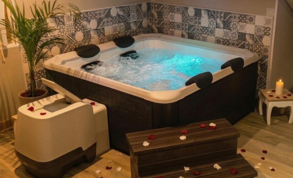 la chambre romantique Ecrin d'Amour love room en Dordogne