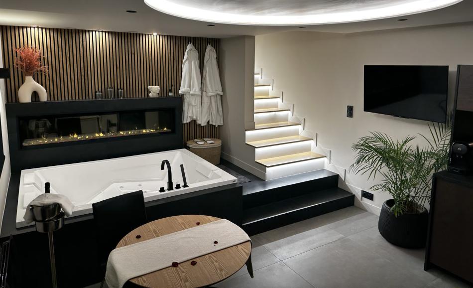 Maison Nina chambre avec jacuzzi privatif Ile de France